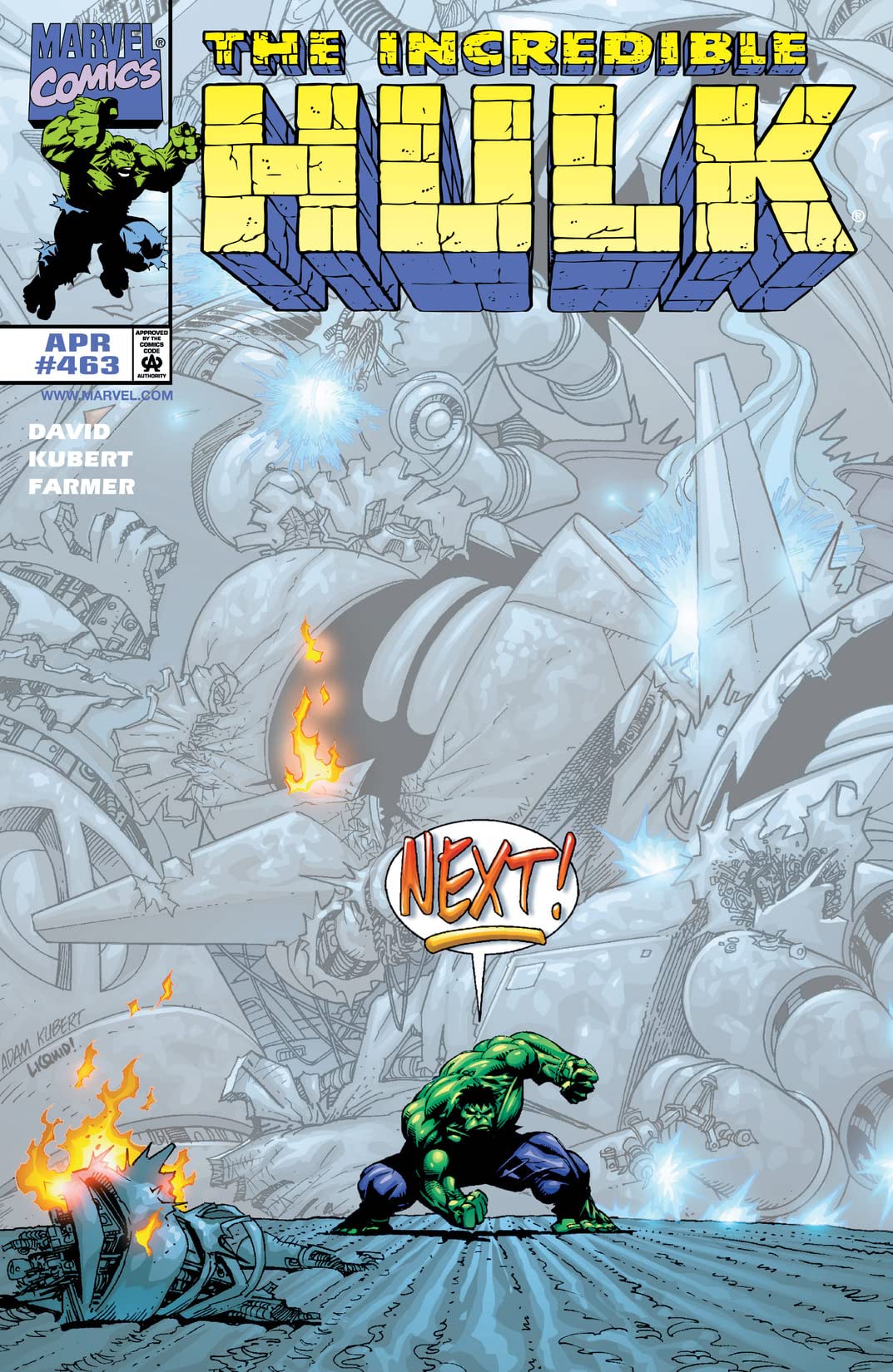 The Incredible Hulk #463 cover