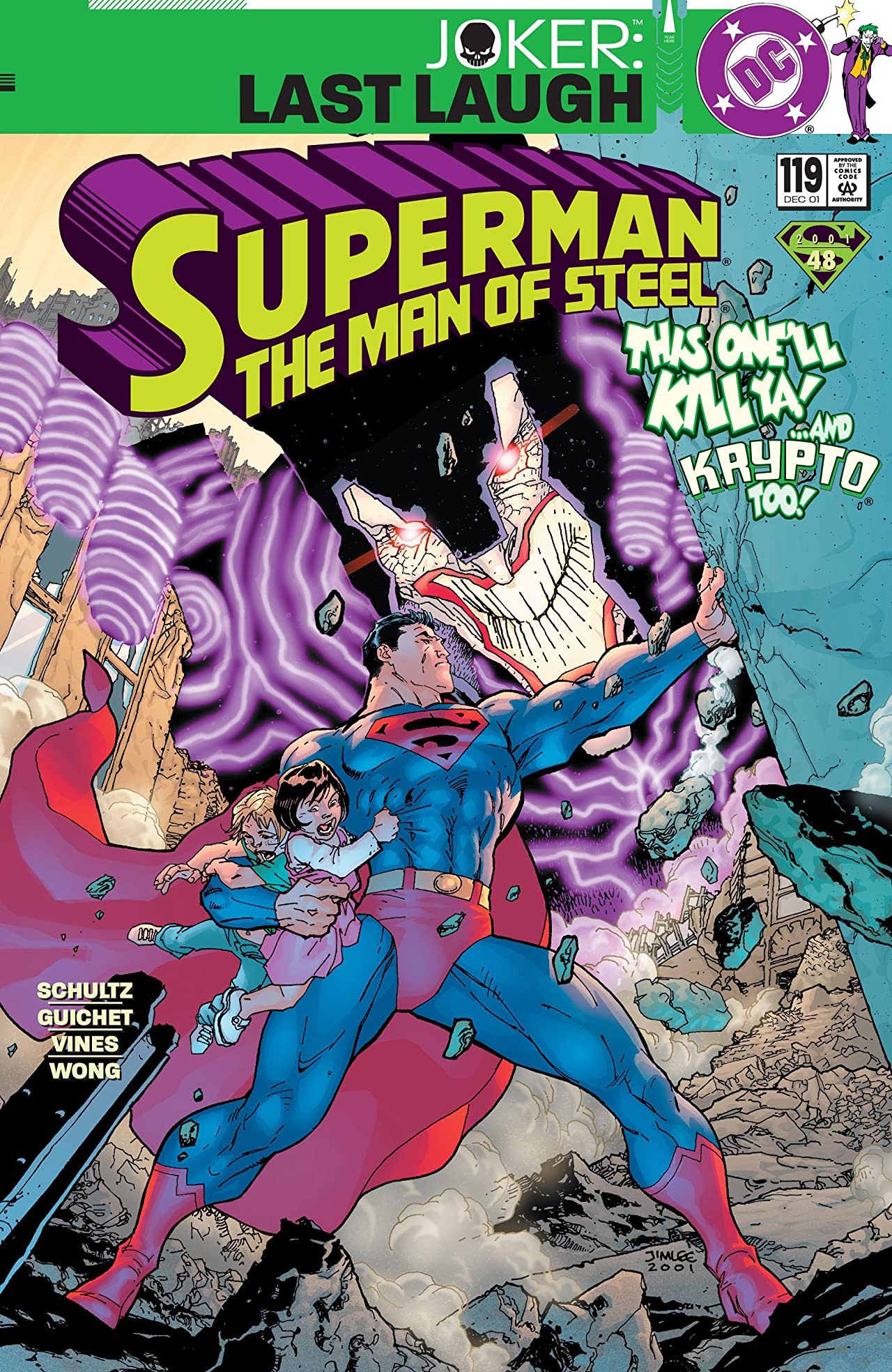 Superman: The Man of Steel #119 cover