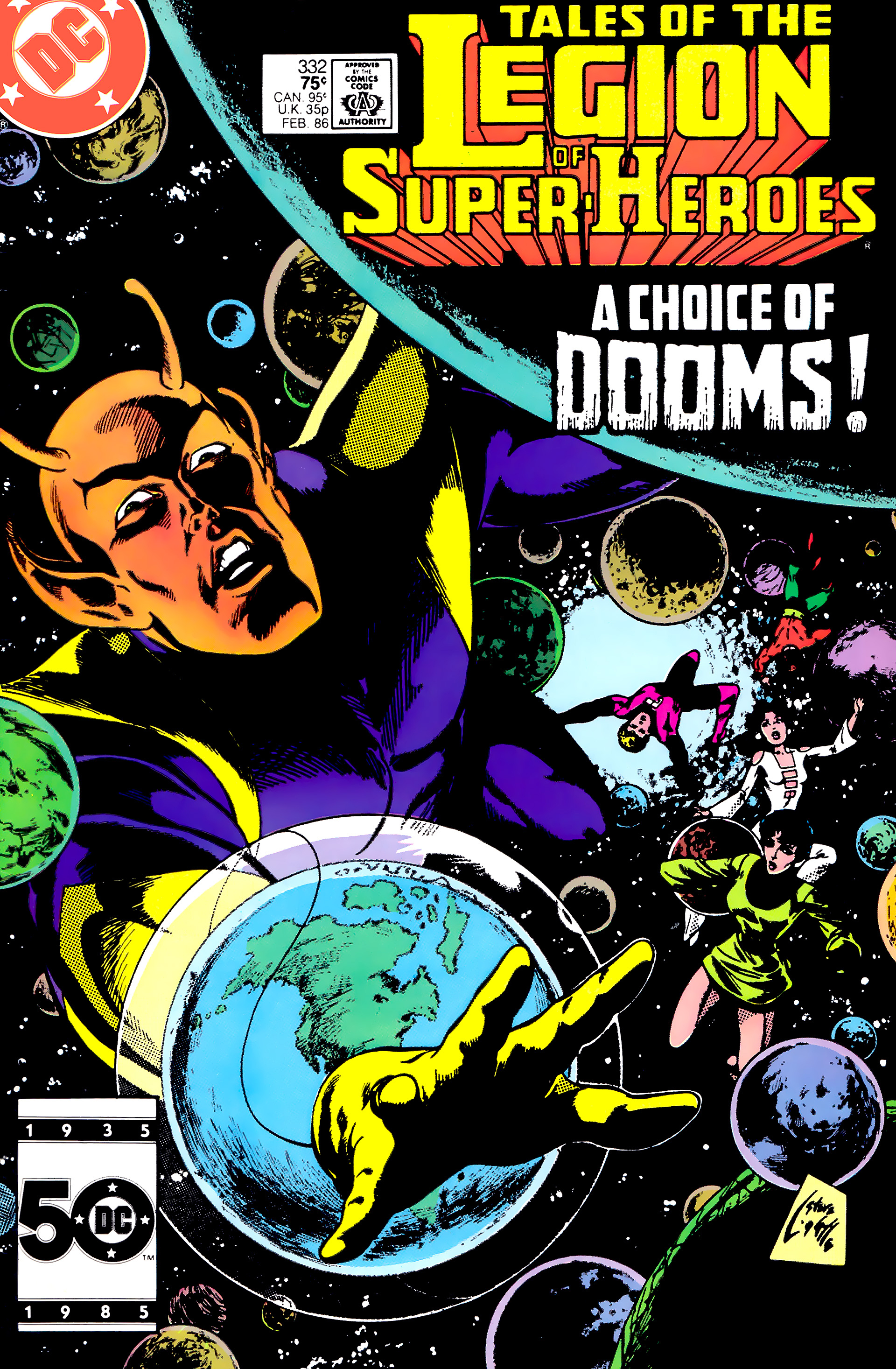 Tales of the Legion of Super-Heroes #332 cover