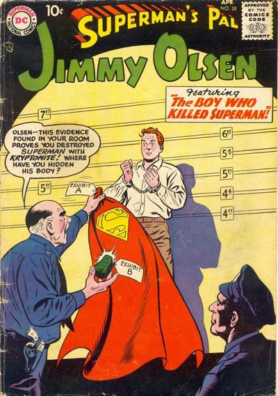 Superman's Pal, Jimmy Olsen #28 cover