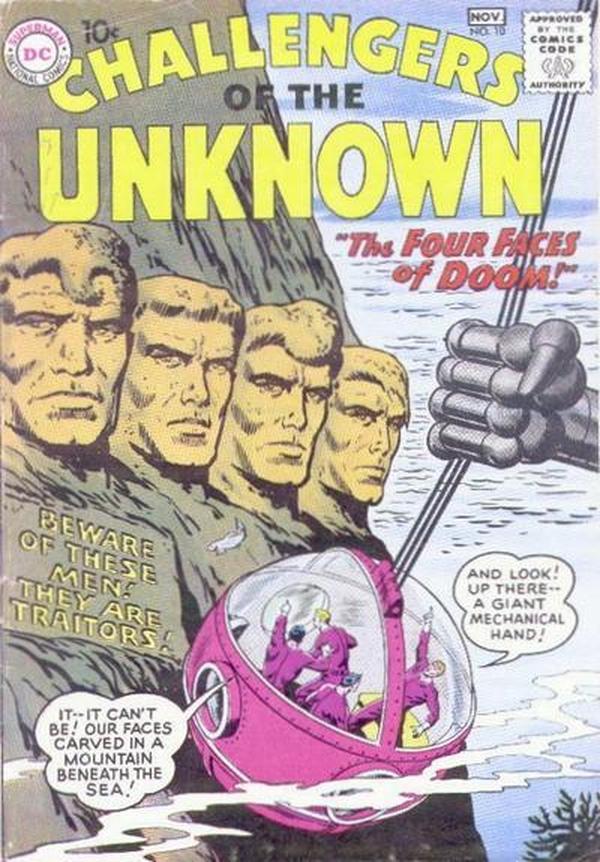 Challengers of the Unknown #10 cover