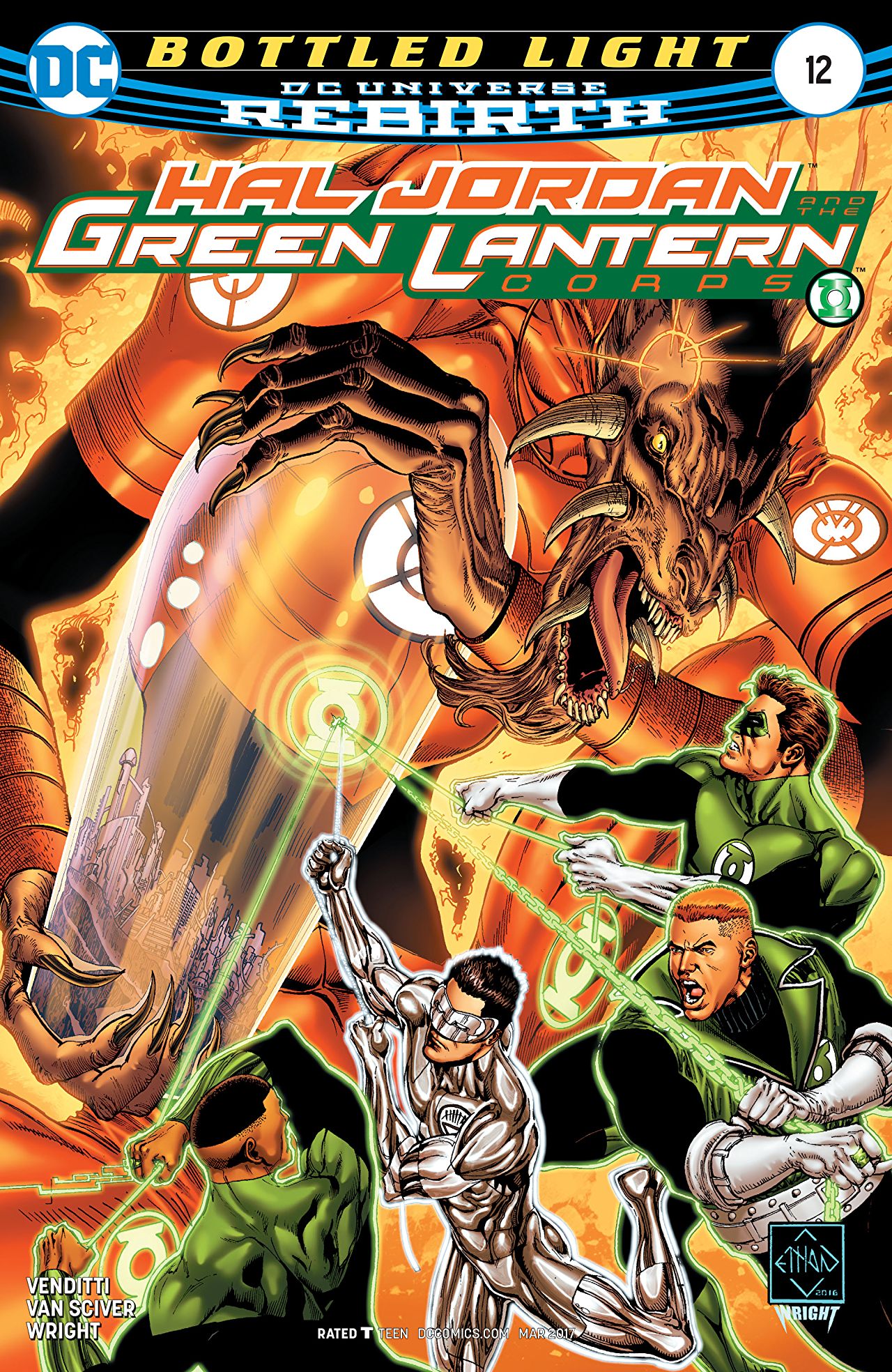 Hal Jordan and the Green Lantern Corps #12 cover