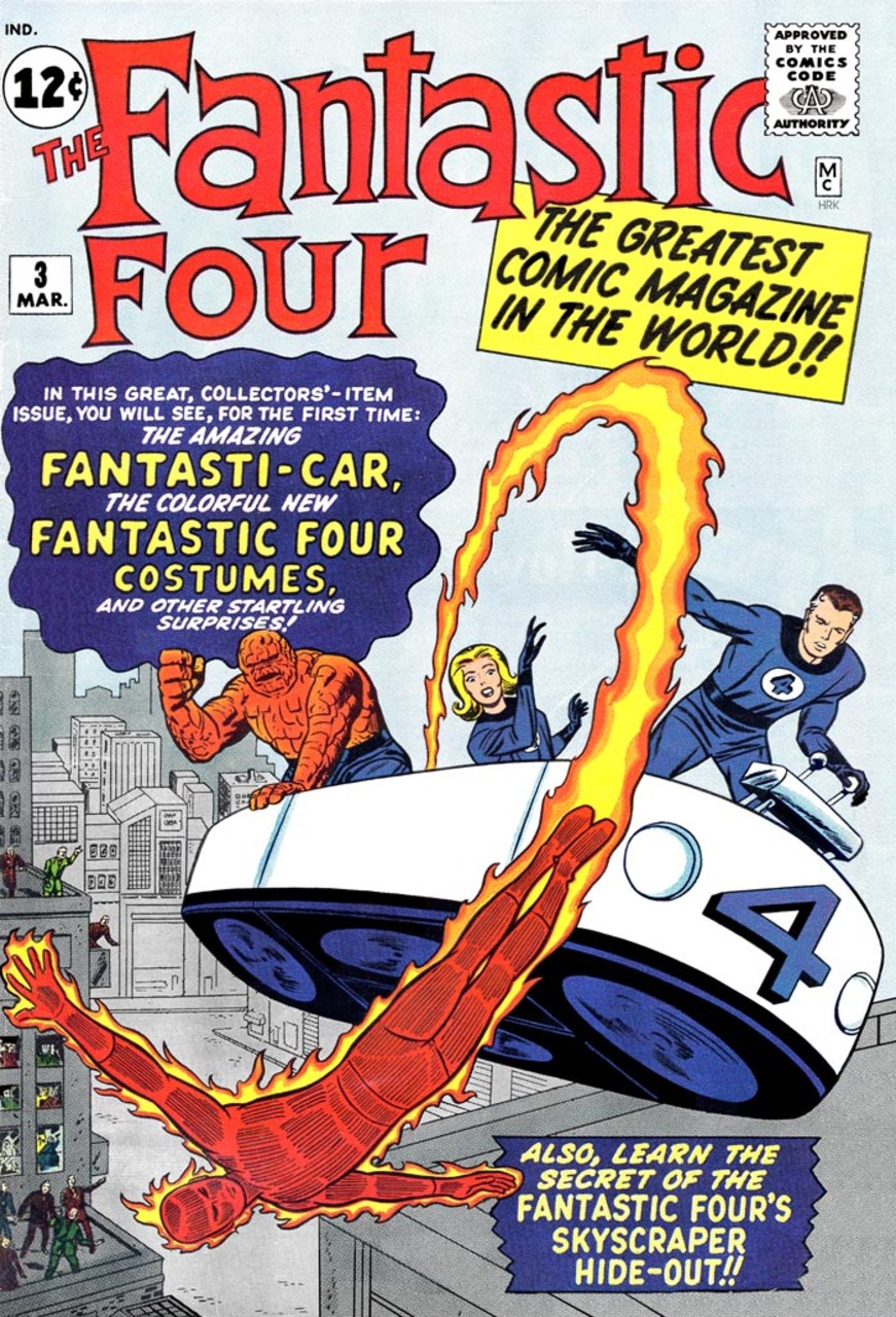 Fantastic Four #3 cover