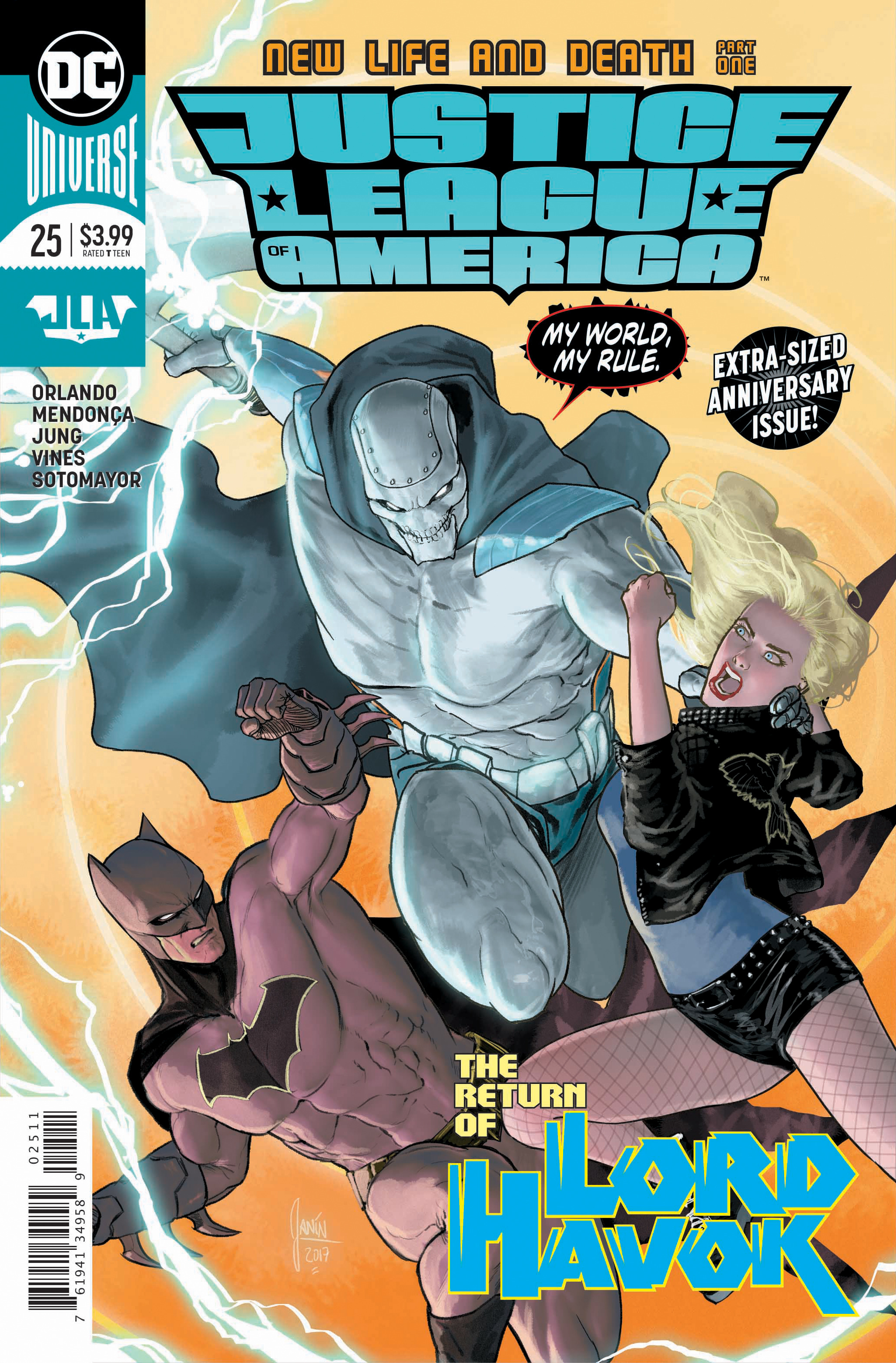 Justice League of America #25 cover