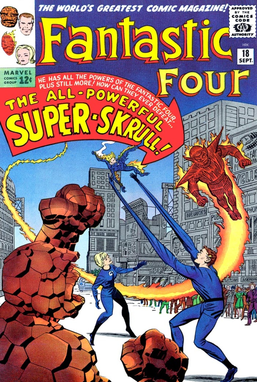 Fantastic Four #18 cover