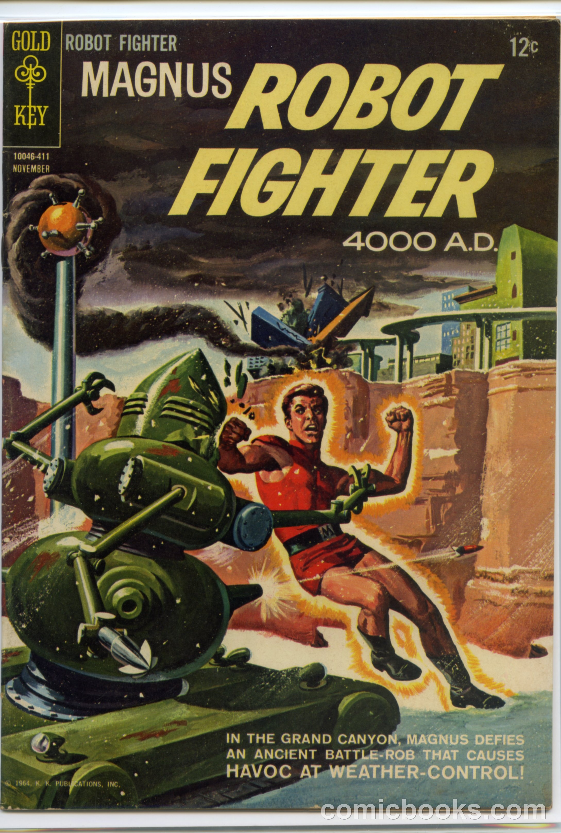 Magnus, Robot Fighter #8 cover