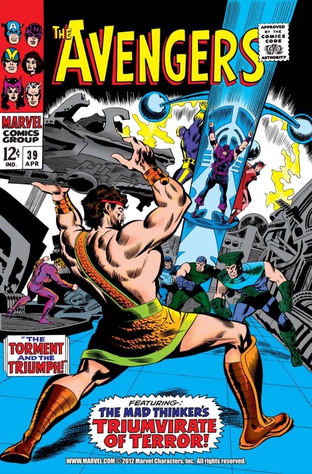 The Avengers #39 cover