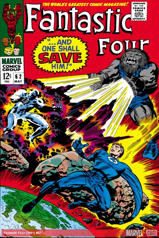 Fantastic Four #62 cover