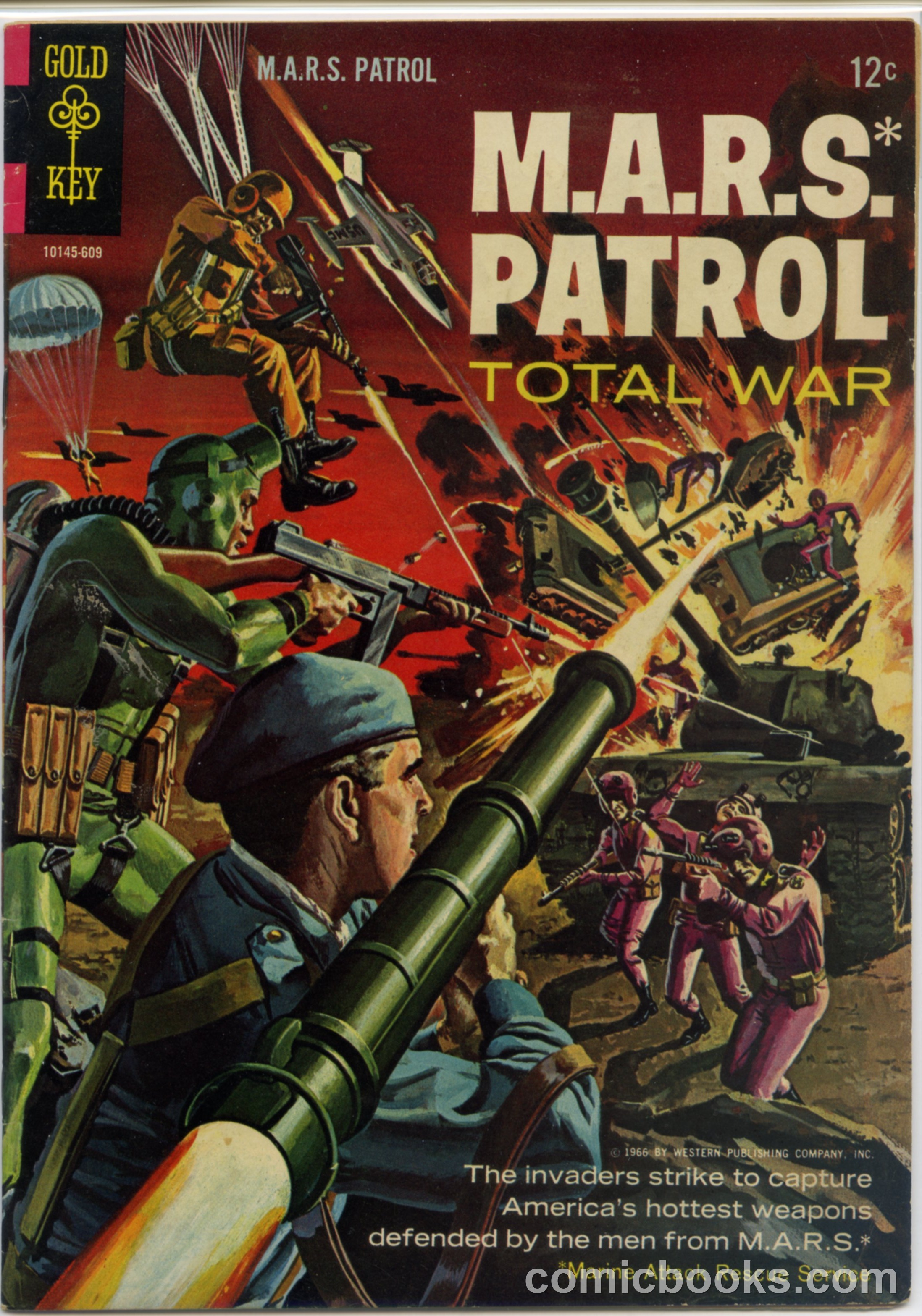 M.A.R.S. Patrol Total War #3 cover