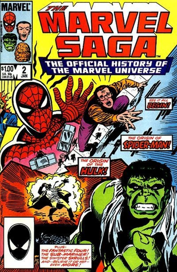 The Marvel Saga the Official History of the Marvel Universe #2 cover