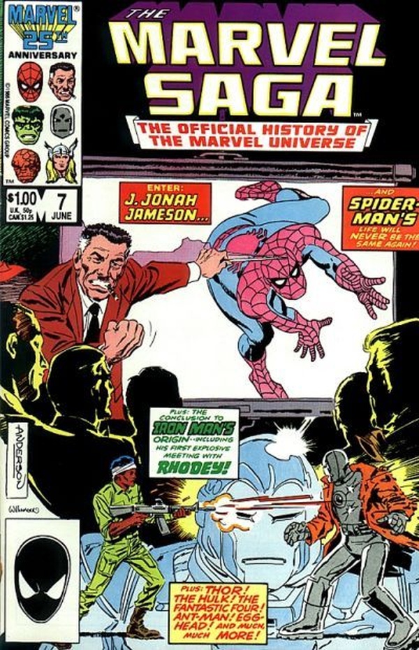 The Marvel Saga the Official History of the Marvel Universe #7 cover