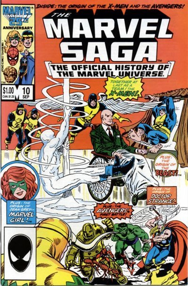 The Marvel Saga the Official History of the Marvel Universe #10 cover