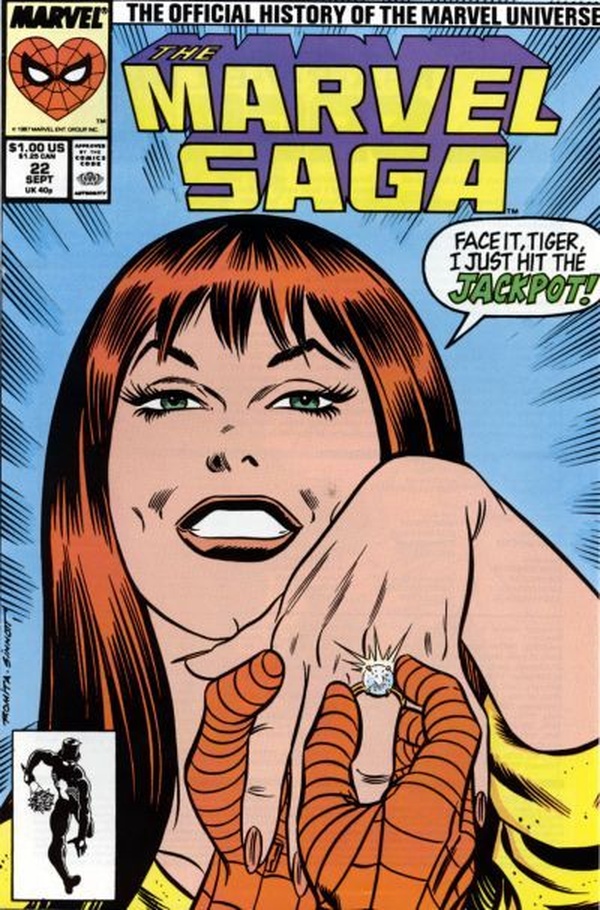 The Marvel Saga the Official History of the Marvel Universe #22 cover
