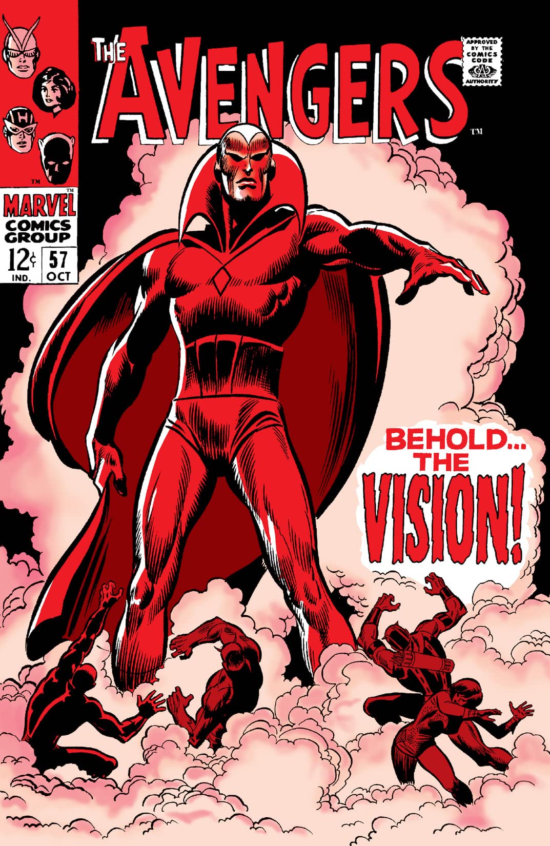 The Avengers #57 cover