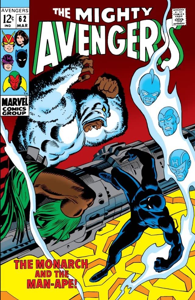 The Avengers #62 cover