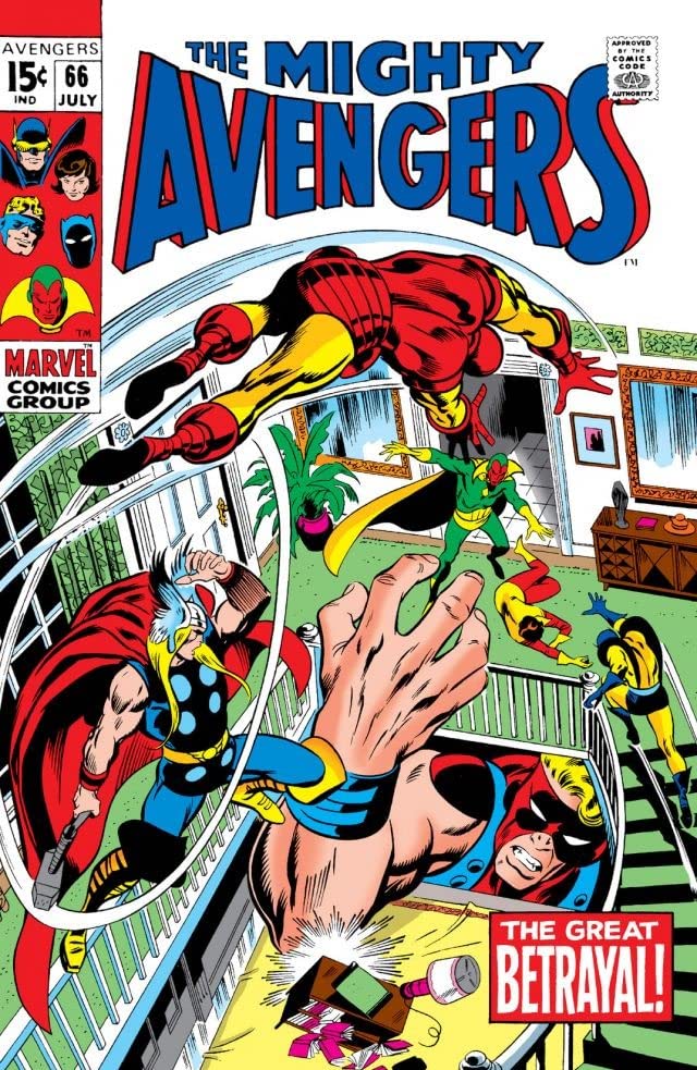 The Avengers #66 cover
