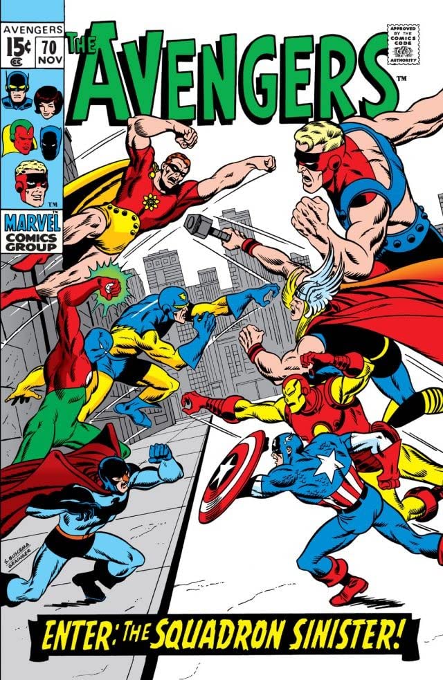 The Avengers #70 cover
