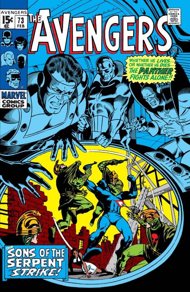 The Avengers #73 cover