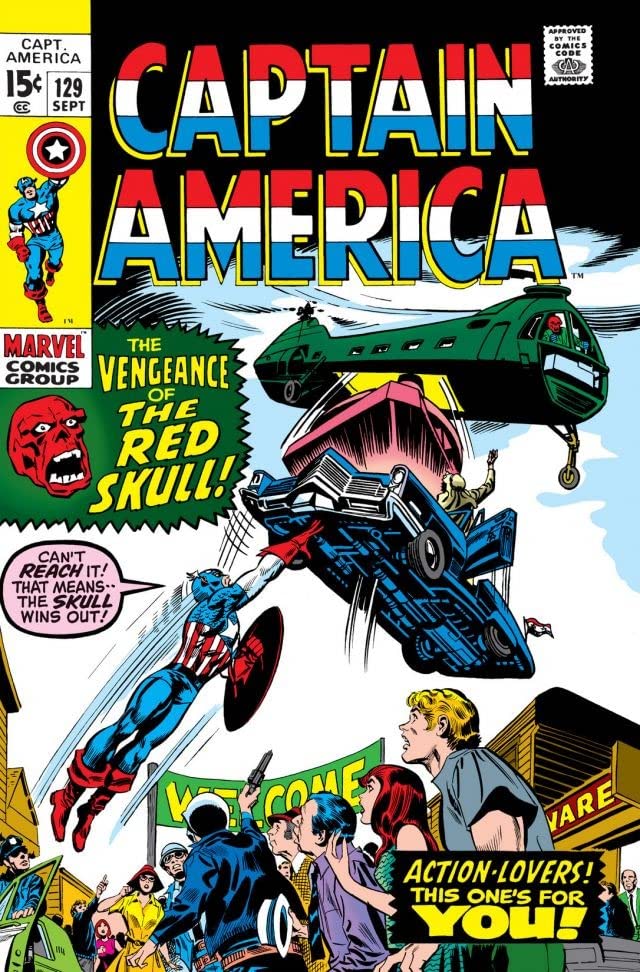 Captain America #129 cover