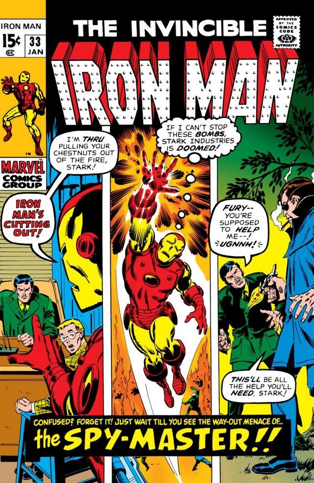 Iron Man #33 cover