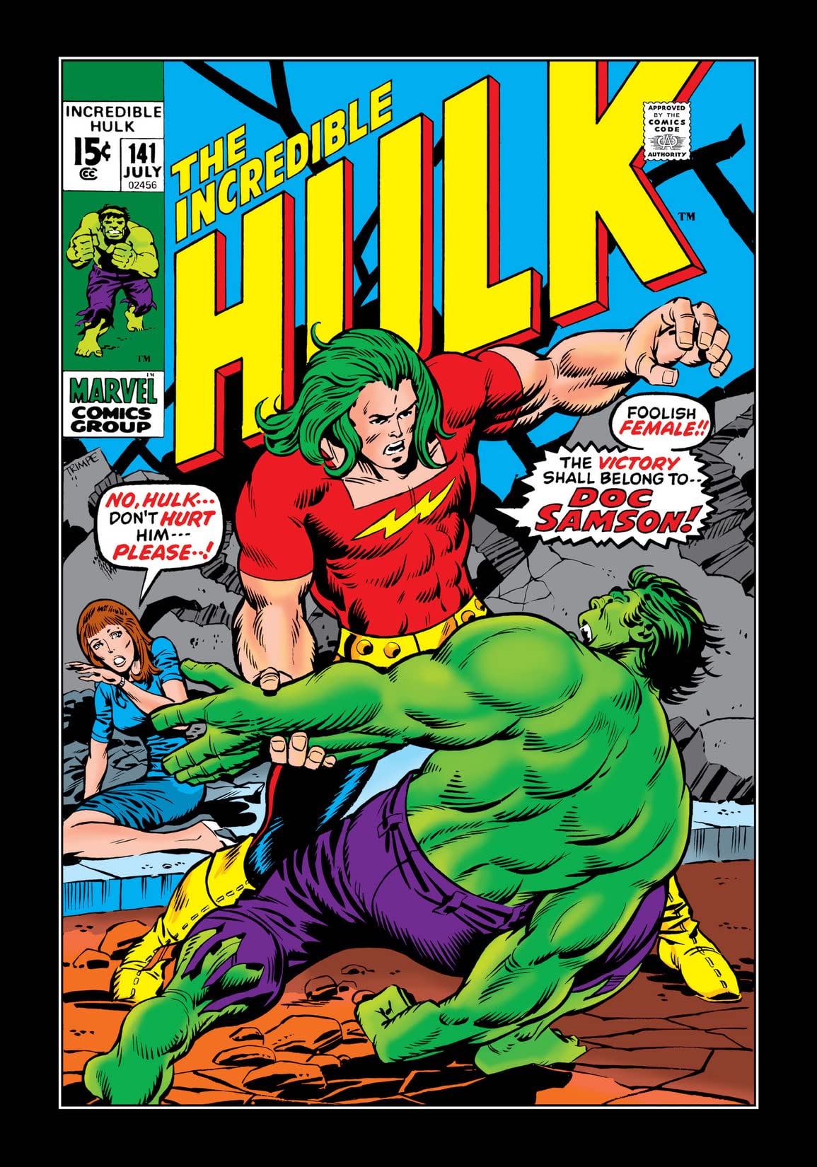 The Incredible Hulk #141 cover