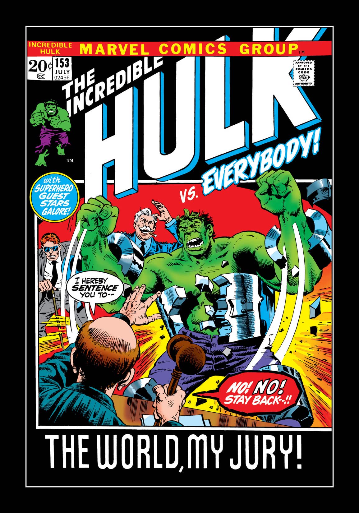 The Incredible Hulk #153 cover