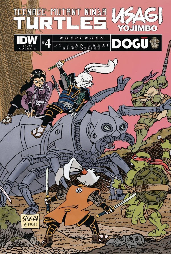 Teenage Mutant Ninja Turtles / Usagi Yojimbo: Wherewhen #4