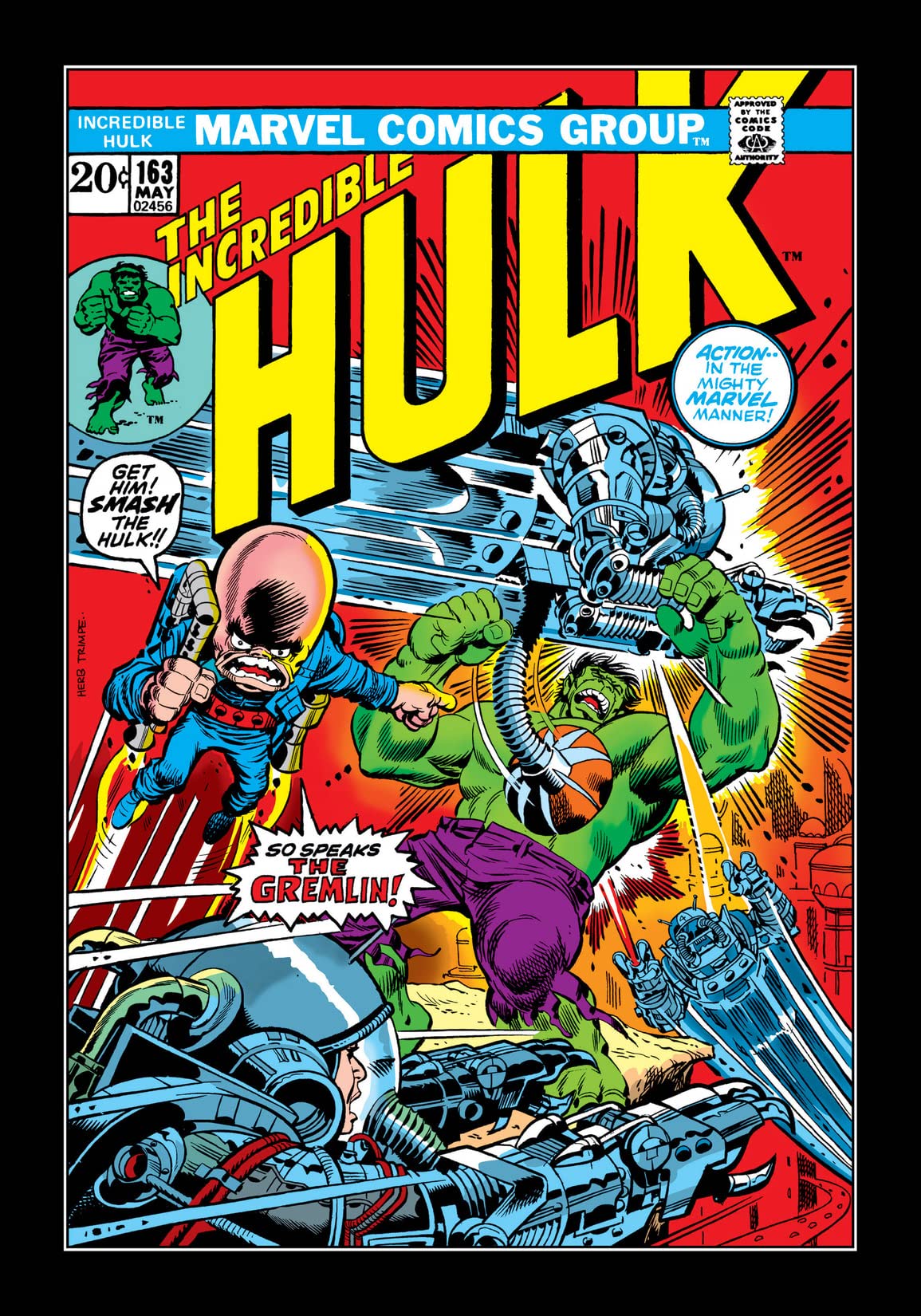 The Incredible Hulk #163 cover
