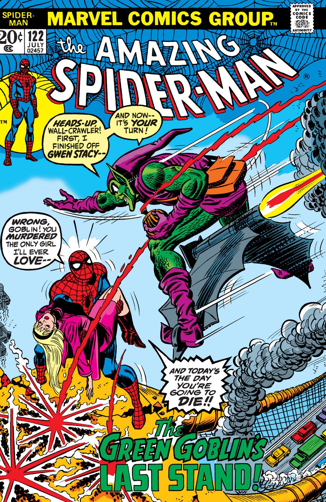 The Amazing Spider-Man #122 cover