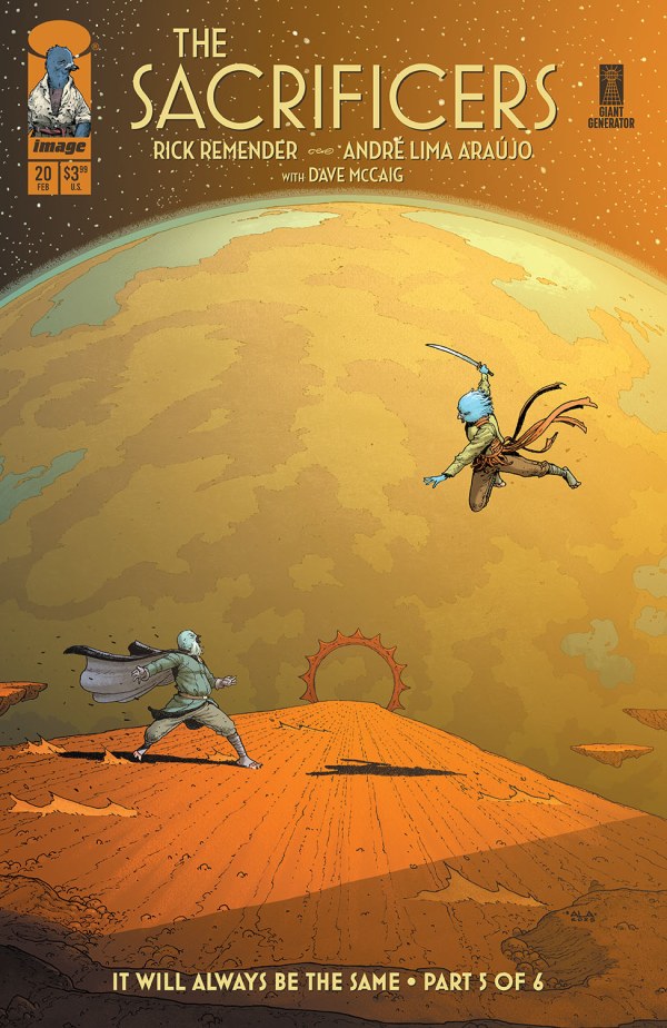 The Sacrificers #20 cover