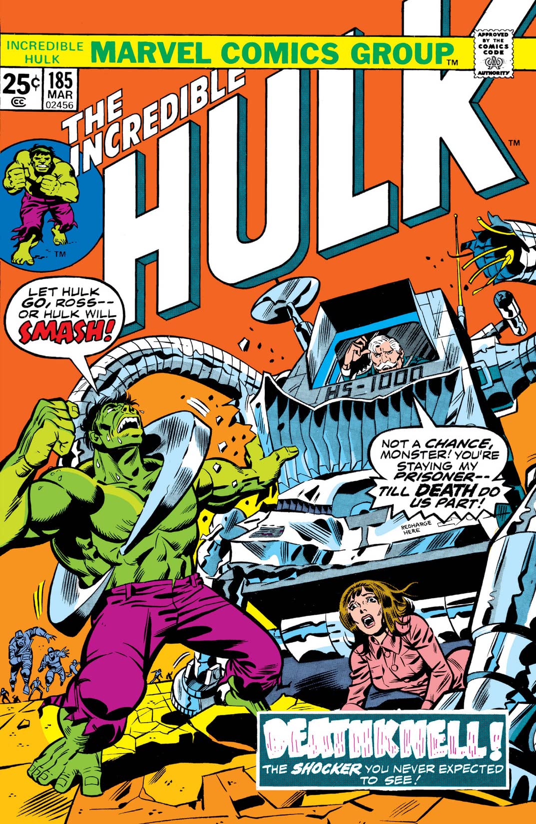 The Incredible Hulk #185 cover