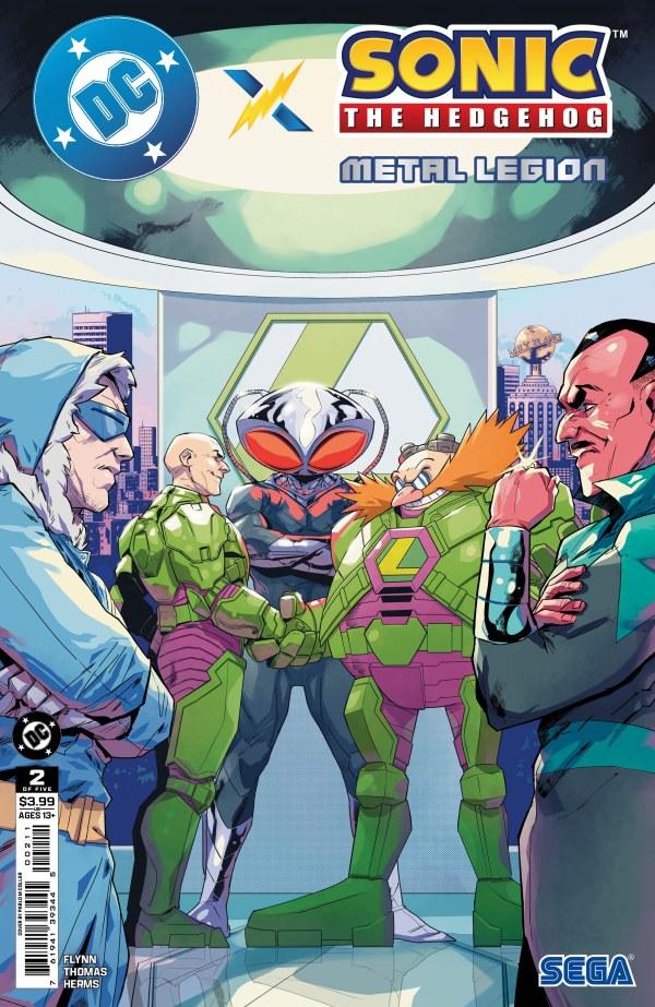 DC x Sonic the Hedgehog: Metal Legion #2 cover