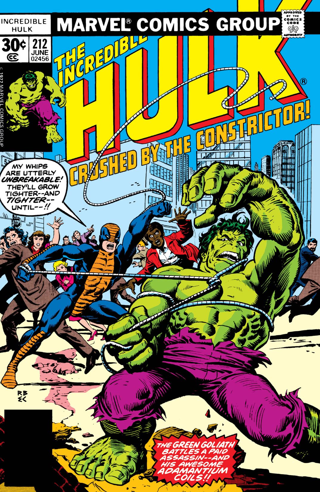 The Incredible Hulk #212 cover