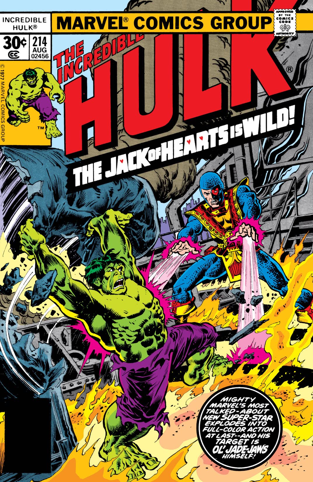 The Incredible Hulk #214 cover