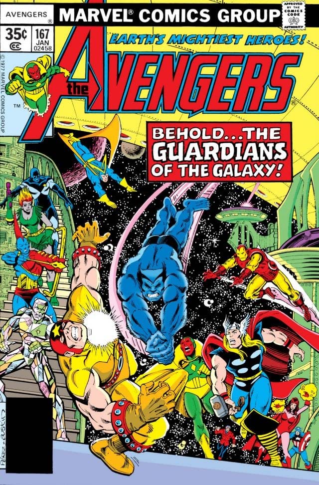 The Avengers #167 cover