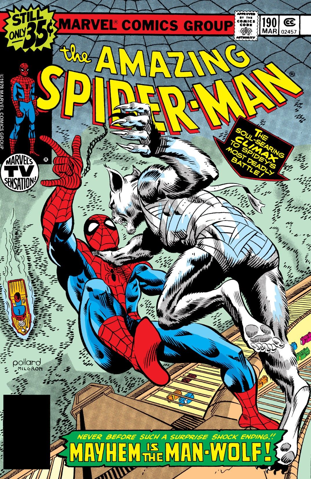 The Amazing Spider-Man #190 cover