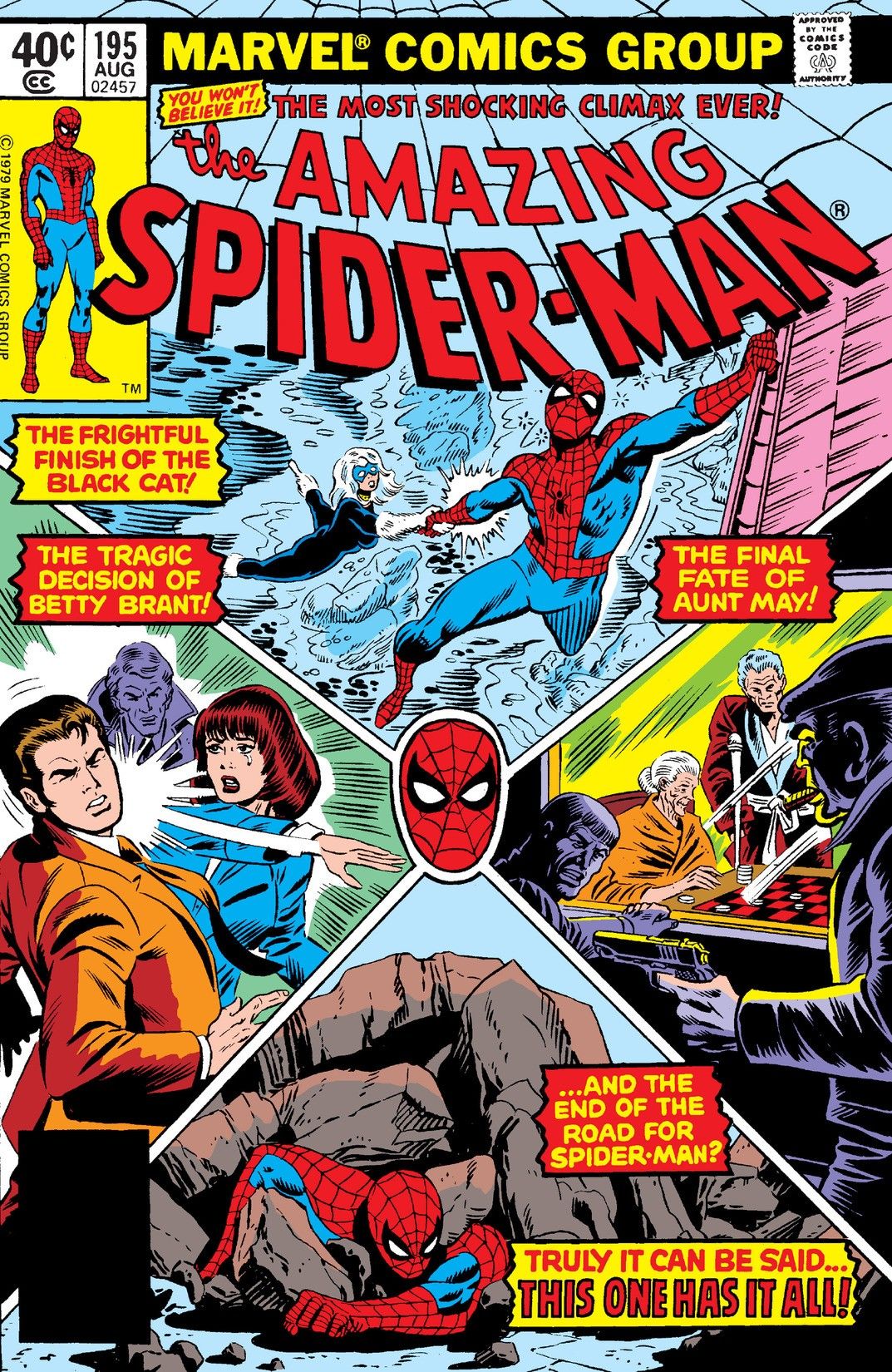 The Amazing Spider-Man #195 cover