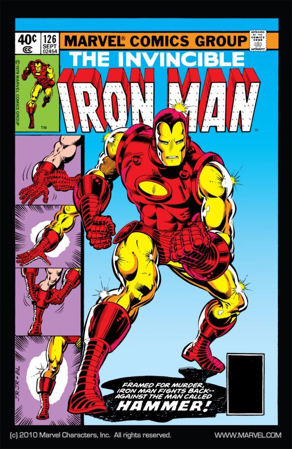 Iron Man #126 cover