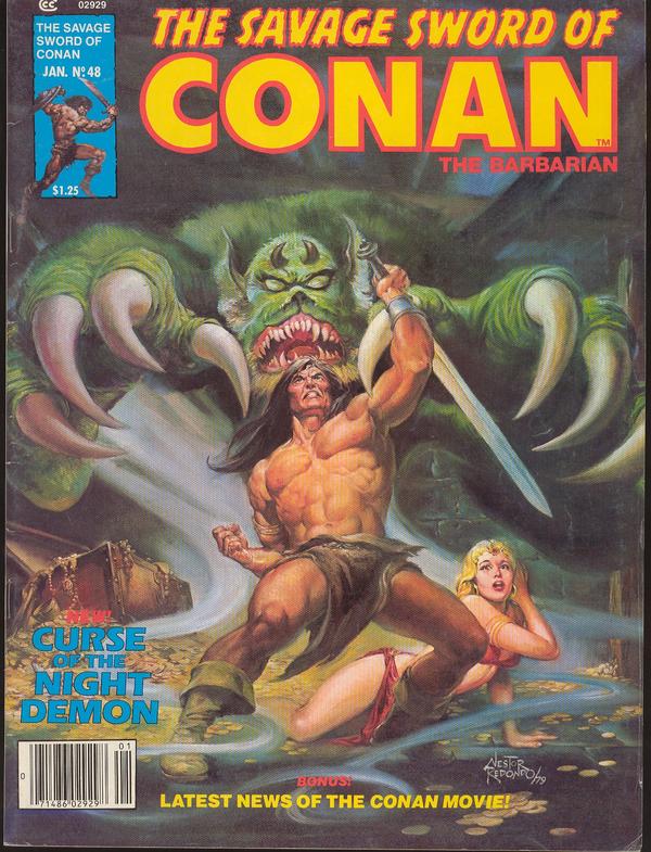 The Savage Sword of Conan #48 cover