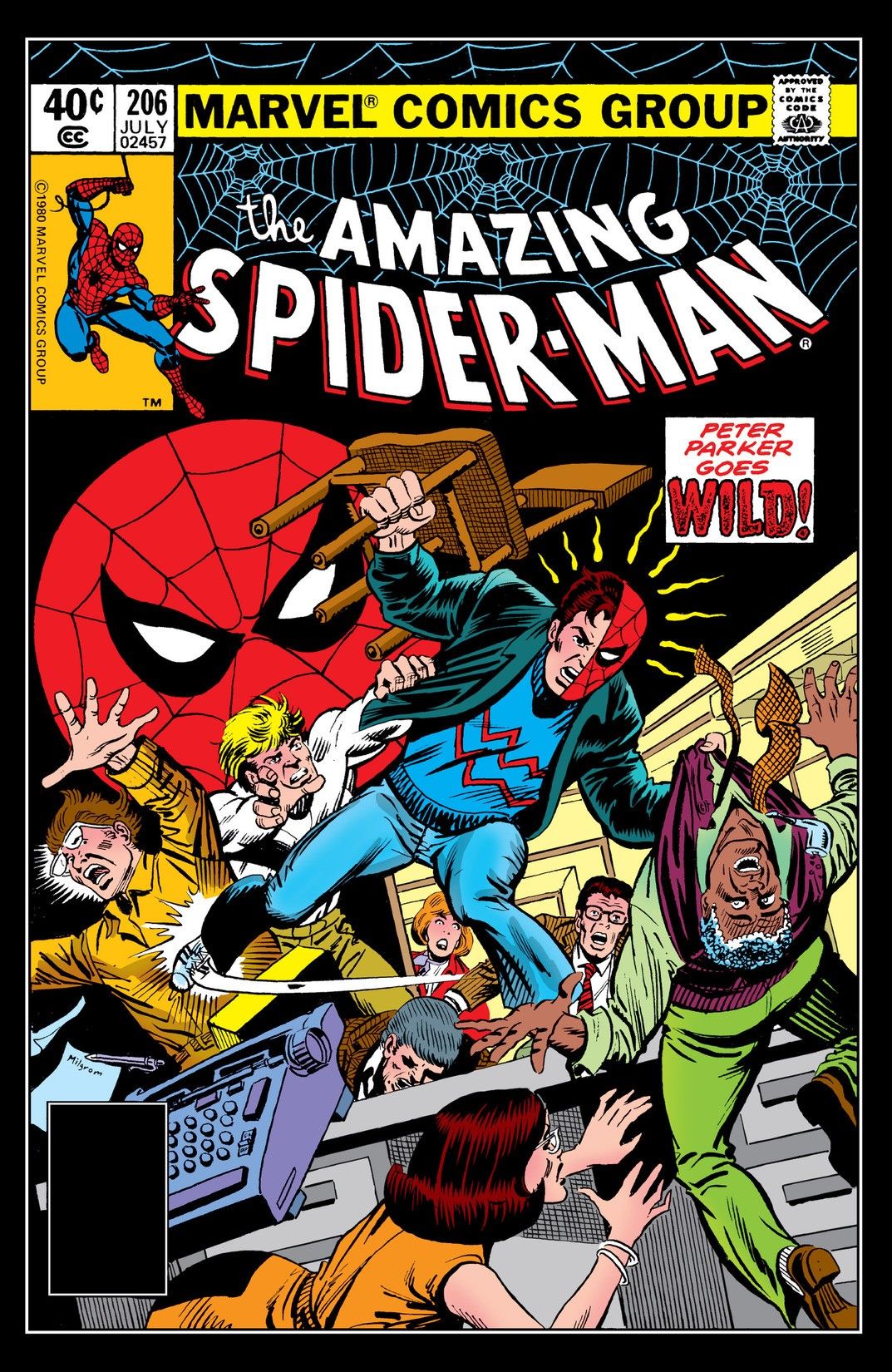The Amazing Spider-Man #206 cover