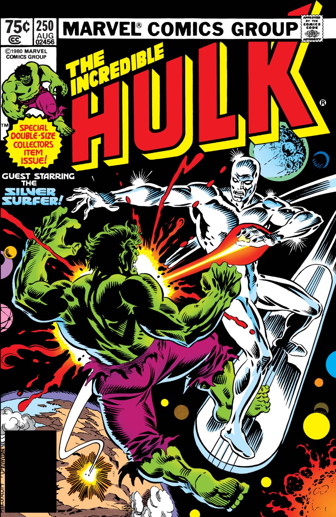 The Incredible Hulk #250 cover