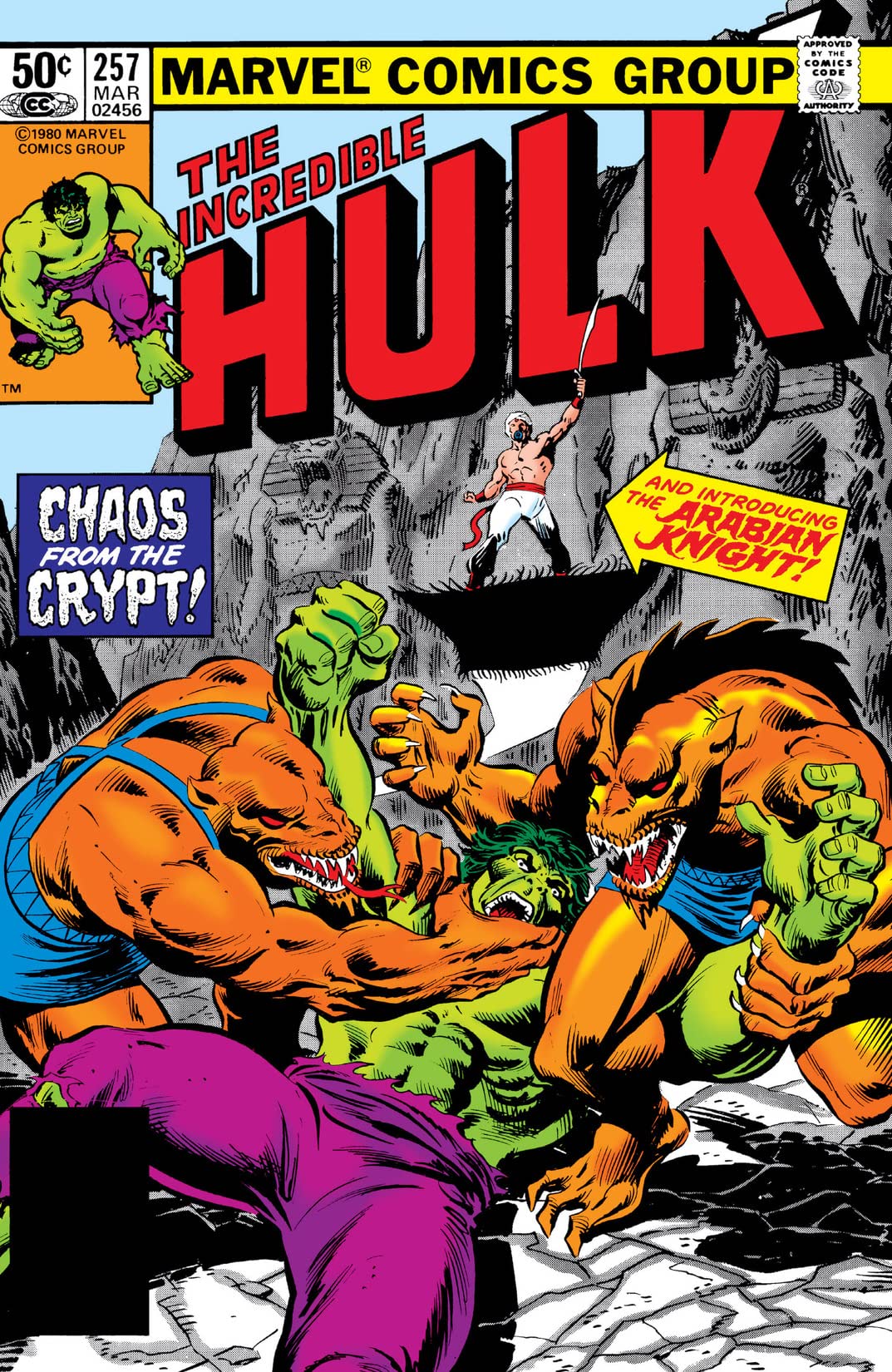The Incredible Hulk #257 cover
