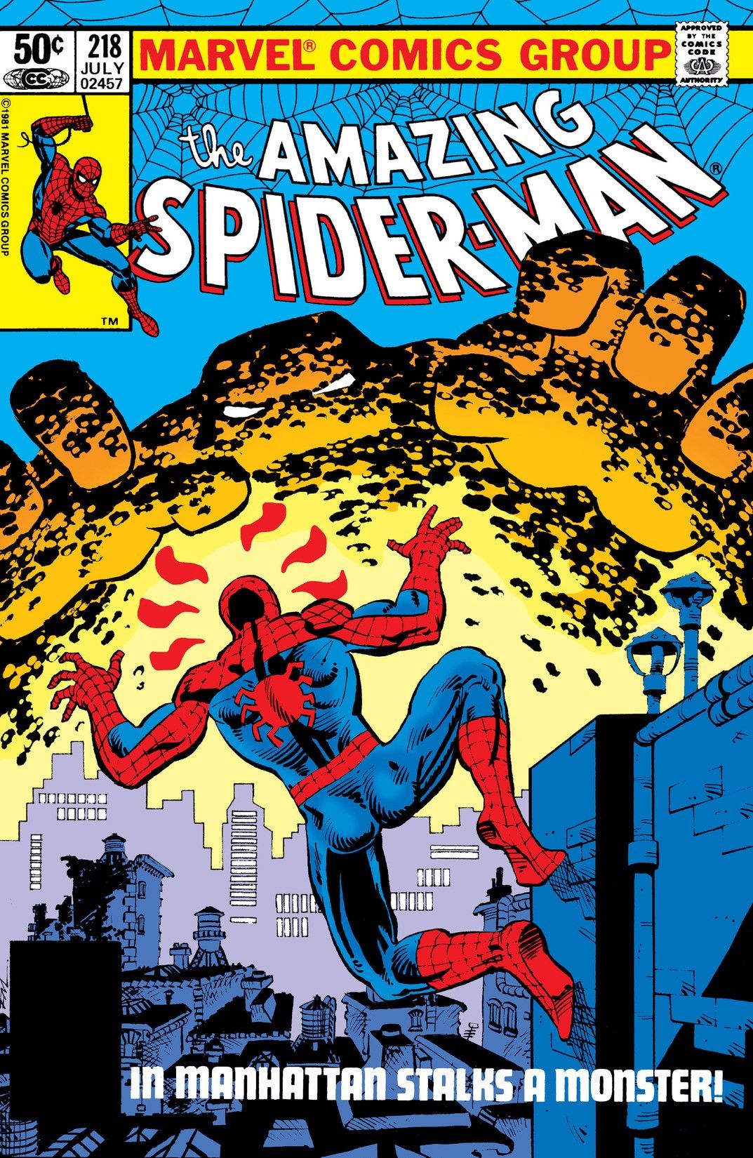 The Amazing Spider-Man #218 cover