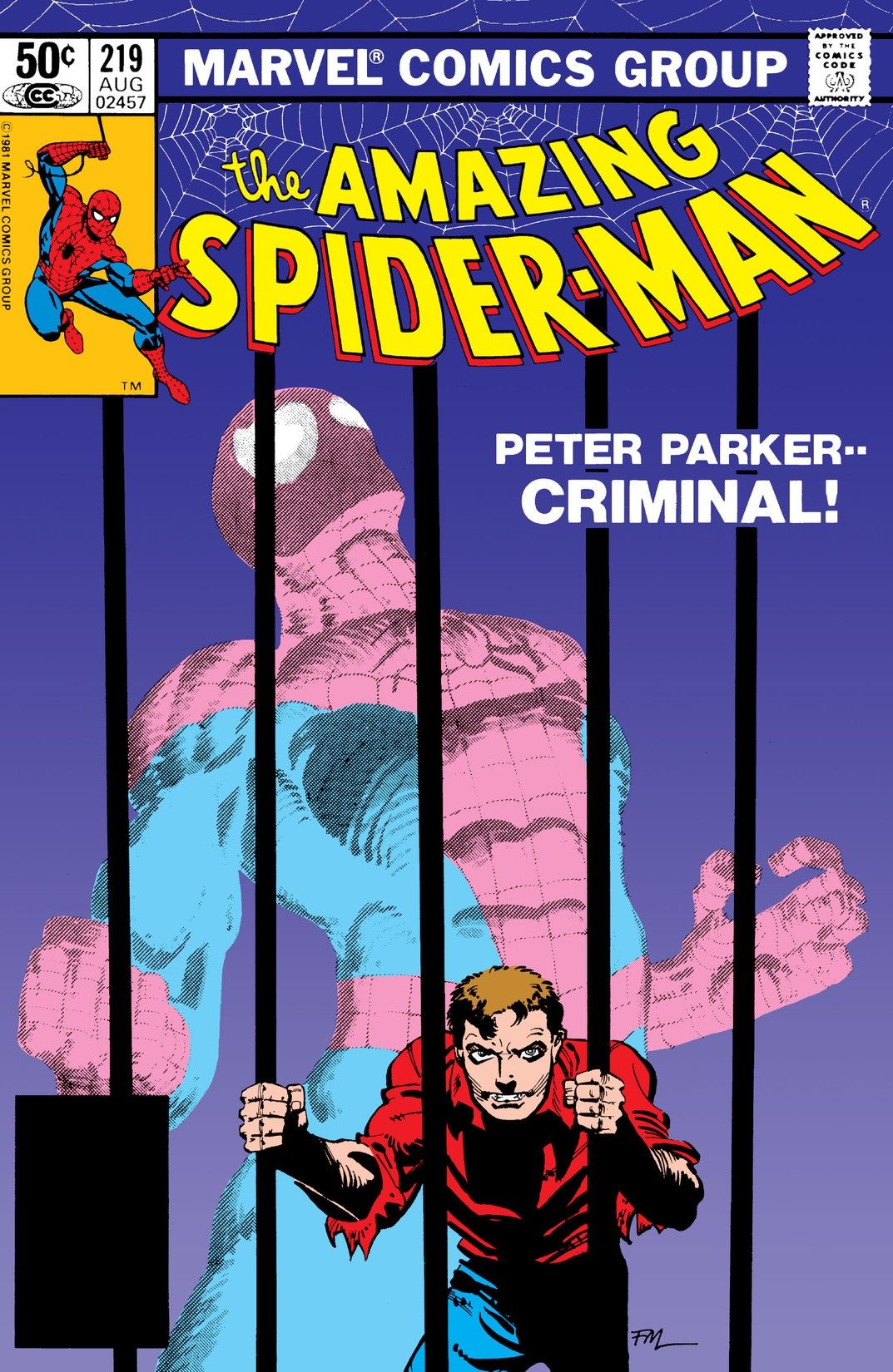 The Amazing Spider-Man #219 cover