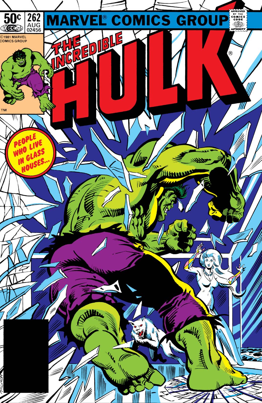 The Incredible Hulk #262 cover