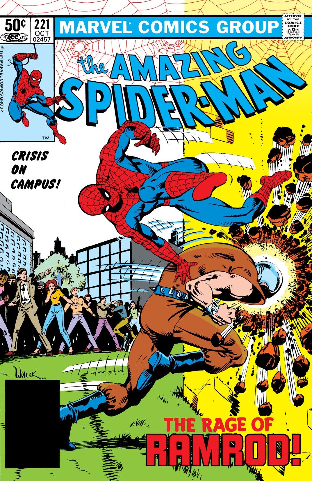 The Amazing Spider-Man #221 cover