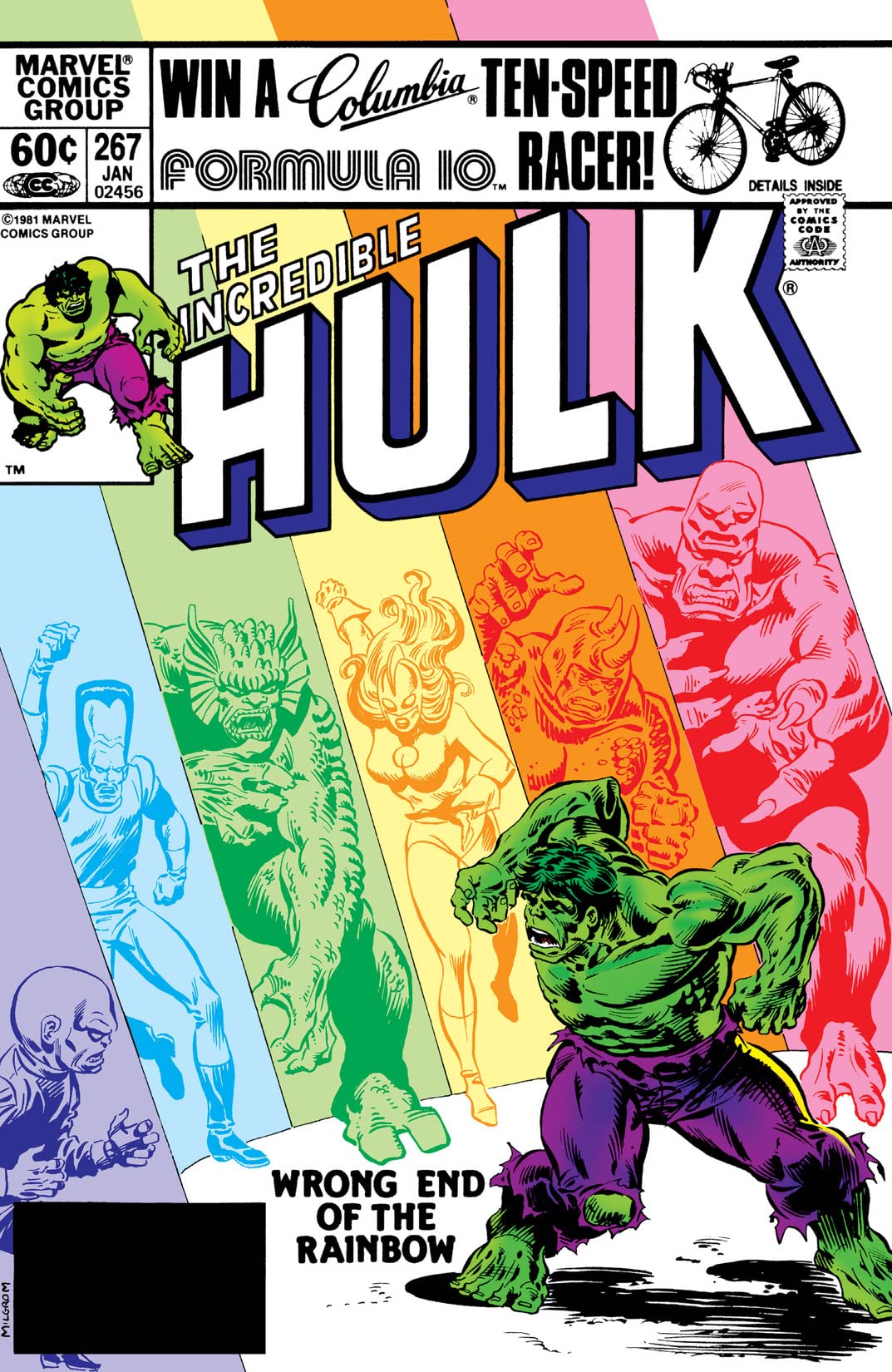 The Incredible Hulk #267 cover