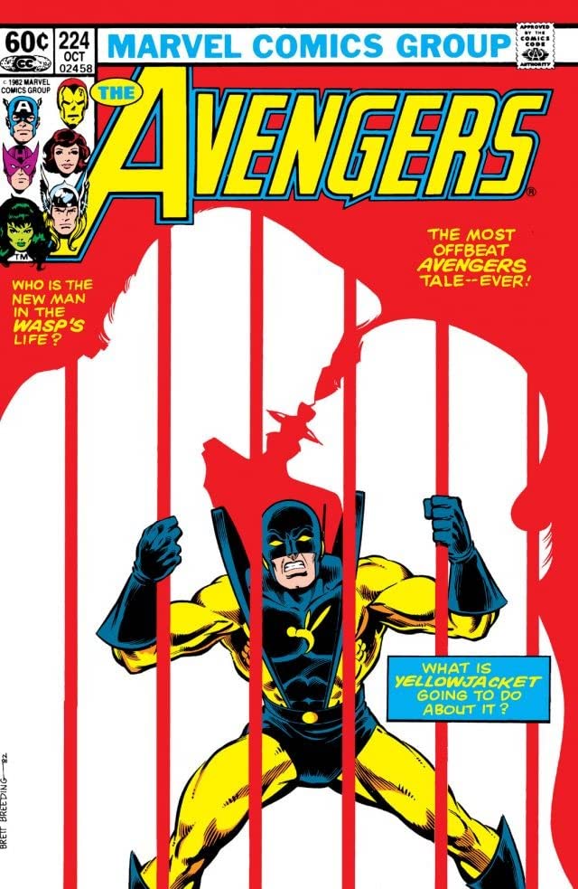 The Avengers #224 cover