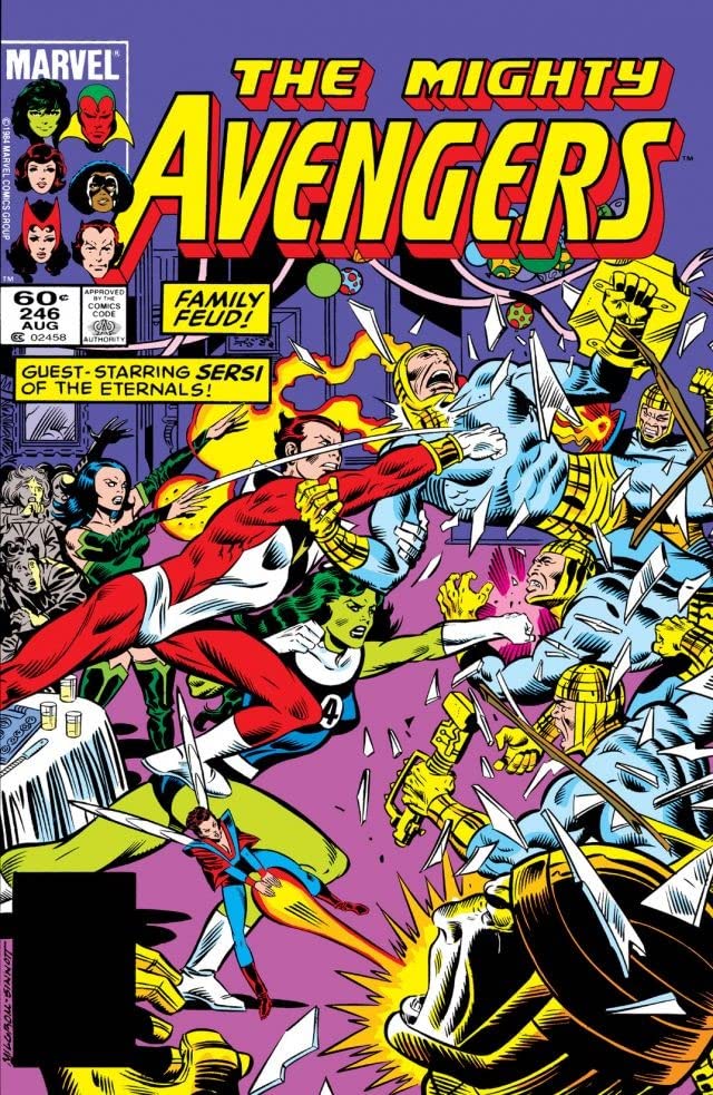 The Avengers #246 cover