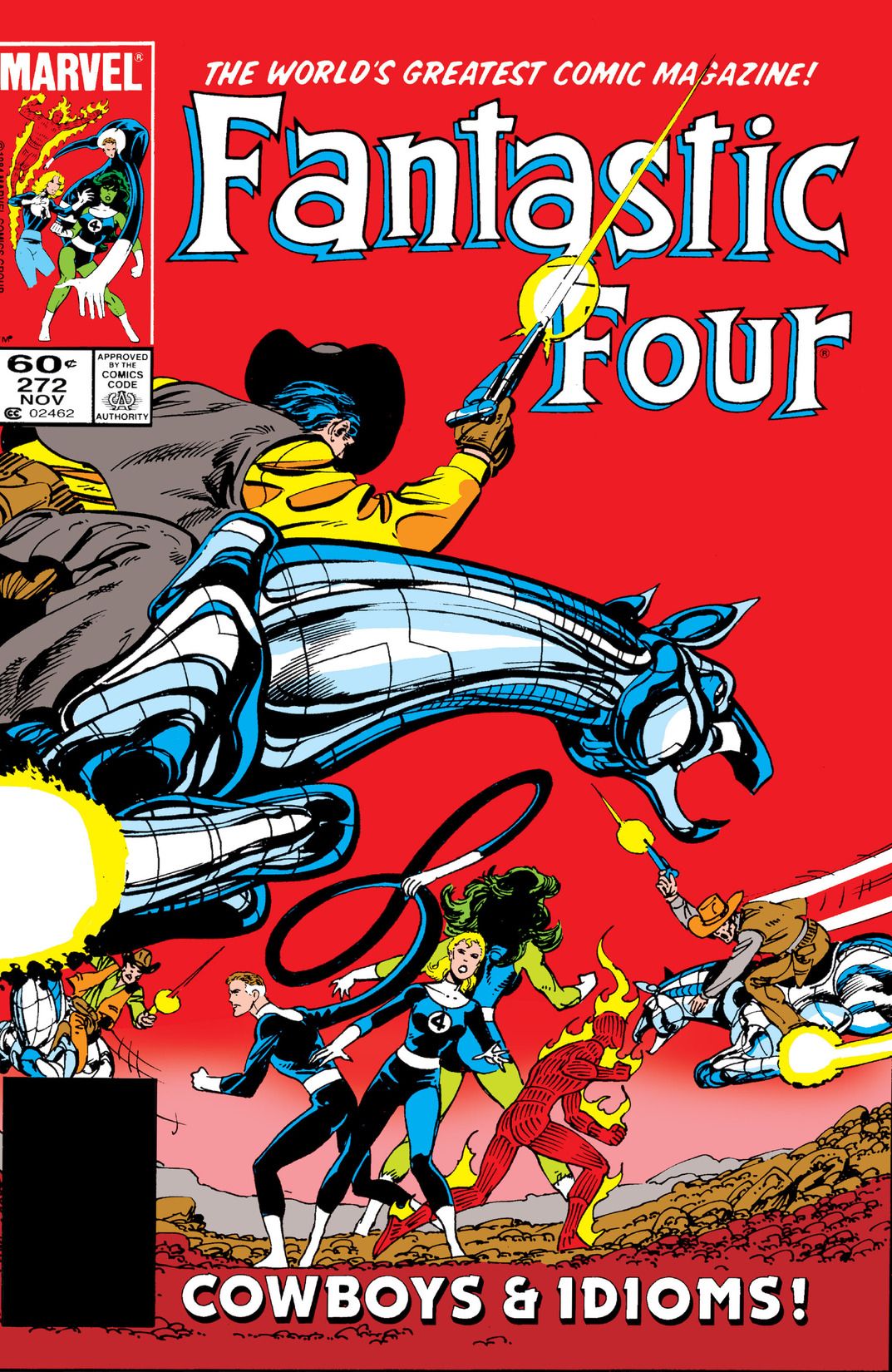 Fantastic Four #272 cover